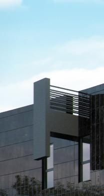 ZENGA Strommer - detal: charakterystyczny, firmowy balkon typu szczęka / detail: characteristic balcony jaw type as the designer trademark.