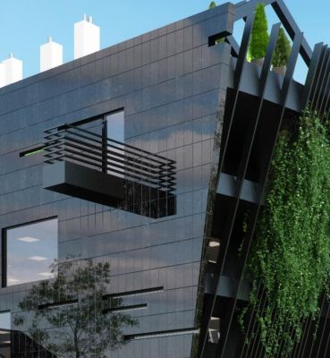 detal elewacji zachodniej / west elevation detail.