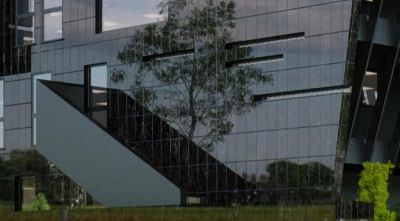 detal: prywatne schody z piętra do ogrodu / detail: private stairs to the garden.