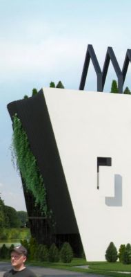 balkon Skrzydła Zachodniego / the West Wing high rise balcony.