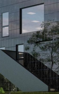 detal: prywatne schody z pietra do ogrodu / the private stairs to the garden.