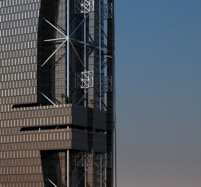 detal tarasów jako wiszących ogrodów / detail of the terraces as the pendant gardens.