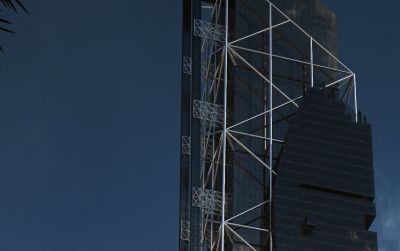 detal skylobby piętra 64 / the 64-th floor sky lobby.