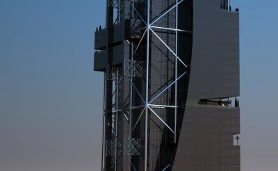 skylobby 30-31 piętra / the skylobby of the 30 & 31-st floors.