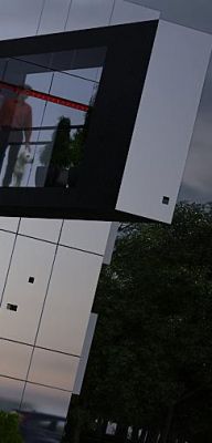 detal: akwarium elewacji frontowej / detail: frontal elevation aquarium.