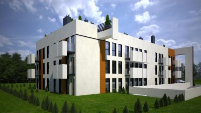 ZENGA Bombardier - elewacja pn. / the north elevation.