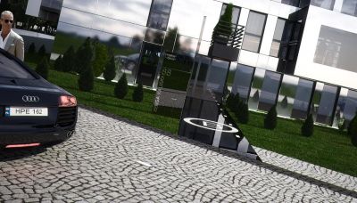 fragment elewacji czołowej / frontal elevation.