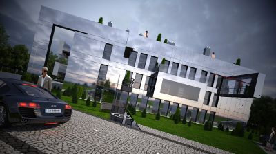 ZENGA Bombardier - elewacja z ulicy / main elevation from the street.