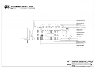 ZENGA Bombardier - arkusz faktur elewacji / elevation drawing.