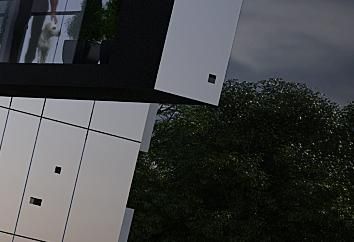 detal elewacji frontowej / frontal elevation details.