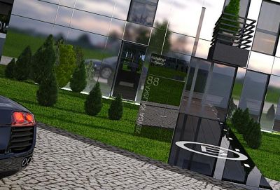 detal: podejście / detail: the entrance approach.