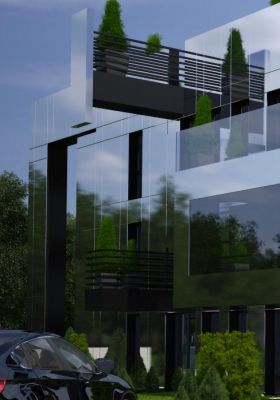 detal: balkon elewacji frontowej /detail: frontal elevation balcony.