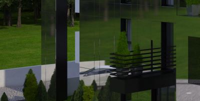 detal elewacji frontowej / frontal elevation details.