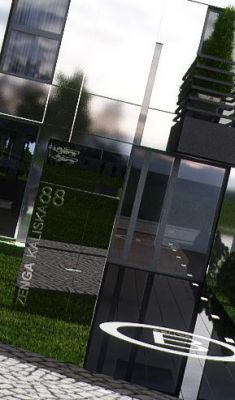 detal: podejście / detail: approaching the entrance.