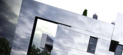 detal: rama czołowa budynku / detail: the frontal frame.