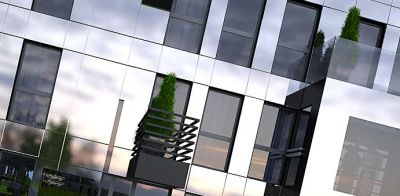 fragment elewacji frontowej / frontal elevation details.