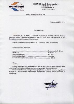 Villa ZENGA - referencje inwestora / the clients recommendation.