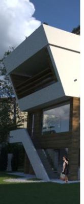 Villa ZENGA - elewacja zach. / west elevation.