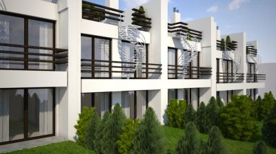 ZENGA Park - widok z ogrodów / a view from the gardens.