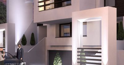 ZENGA Park - detal nocą / details by night.