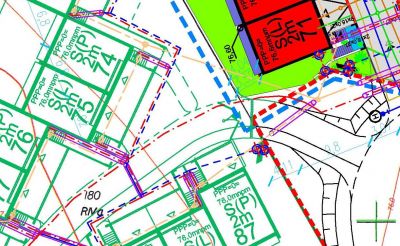 Detal: wjazd do Skrzydła Zachodniego / Zenga Park West Wing entrance