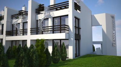 ZENGA Park - widok z ogrodu / a view from the garden.