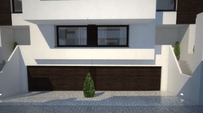 ZENGA Park - detal: wjazd do garażu / the garrage approach.