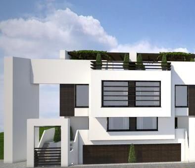 ZENGA Park - widok zespołu dwóch budynków / a view of the pair of the houses.