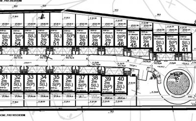 Rondo nawrotnicy na końcu Skrzydła Północnego Zenga Park / Rondo at the end of North Wing of Zenga Park.
