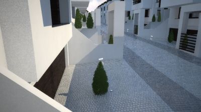 uliczka wraz z podjazdem / The street & the driveway of Zenga Park.