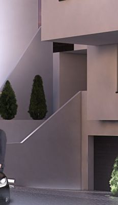 Przenikające się płaszczyzny architektury Zenga Park / Percoleting surfaces of Zenga Park design.