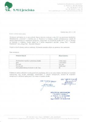 Referencje inwestorskie / The clients recommendations.